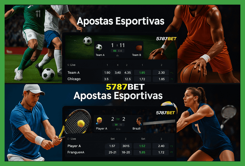 Aposte em apostas esportivas no cassino online 5787BET