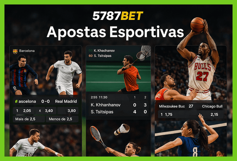 Apostas esportivas no cassino online 5787BET